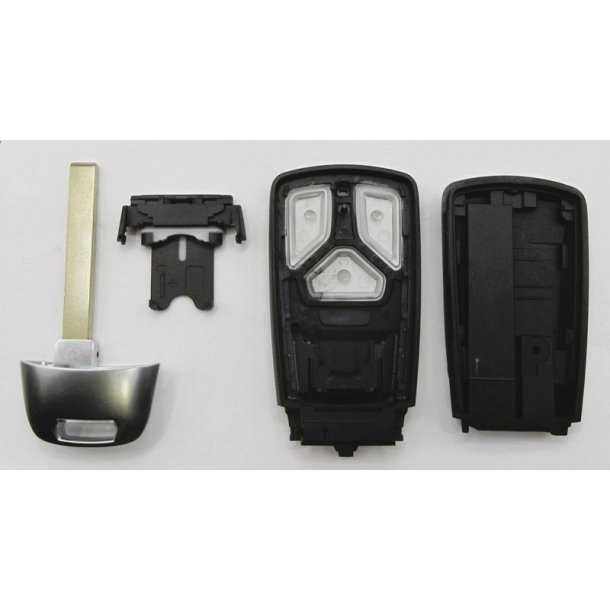 Audi senderhus, 3 knaps med ngle