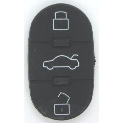 Audi gummi pad 3 knaps