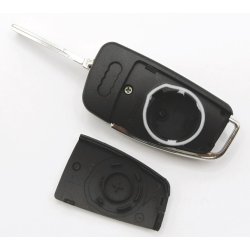 Audi fold-ud nglehus 3 knaps (bagklap symbol i midten) u/batteriholder