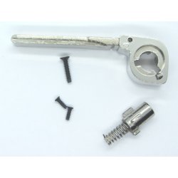 Audi fold-ud nglehus 3 knaps (bagklap symbol i midten) m/batteriholder