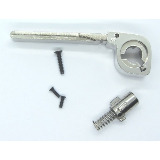 Audi fold-ud nglehus 3 knaps (bagklap symbol i midten) m/batteriholder