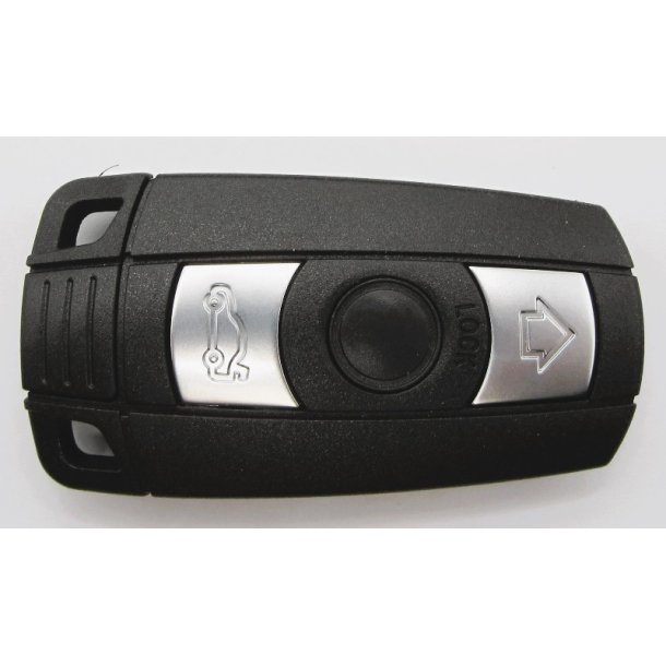 BMW senderhus 3 knaps, 5 serie - til den model med genopladeligt batteri