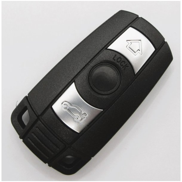 BMW senderhus 3 knaps, 5 serie - til den model med genopladeligt batteri