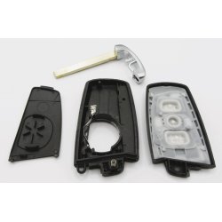 BMW senderhus 3 knaps - (S�lv)