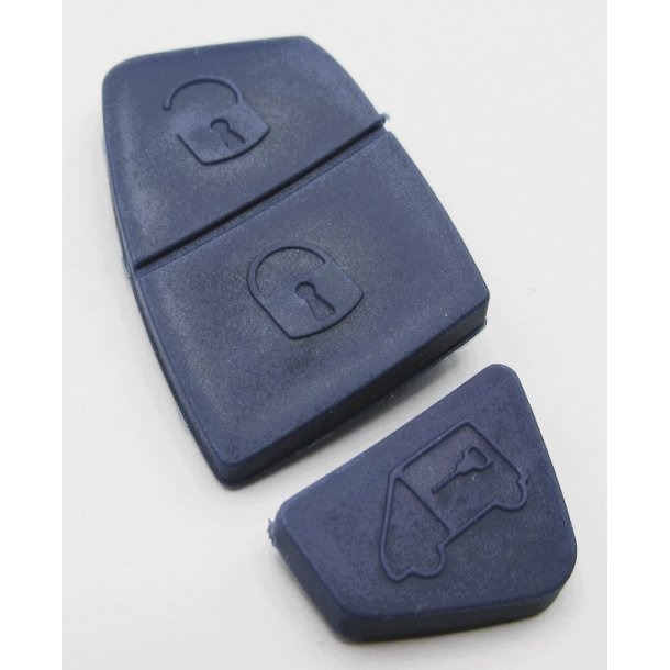 Fiat gummi pad 3 knaps (bl�)