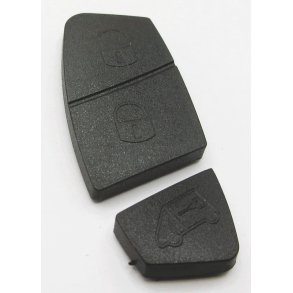Fiat gummi pad 3 knaps (sort)