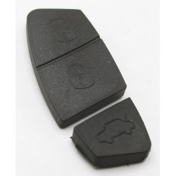 Fiat gummi pad 3 knaps (sort)