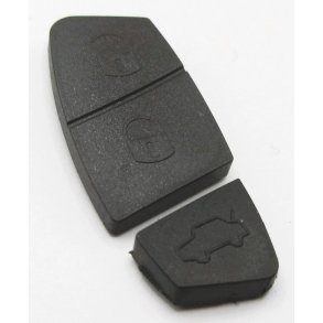 Fiat gummi pad 3 knaps (sort)