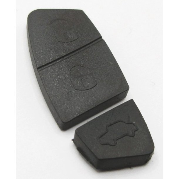 Fiat gummi pad 3 knaps (sort)