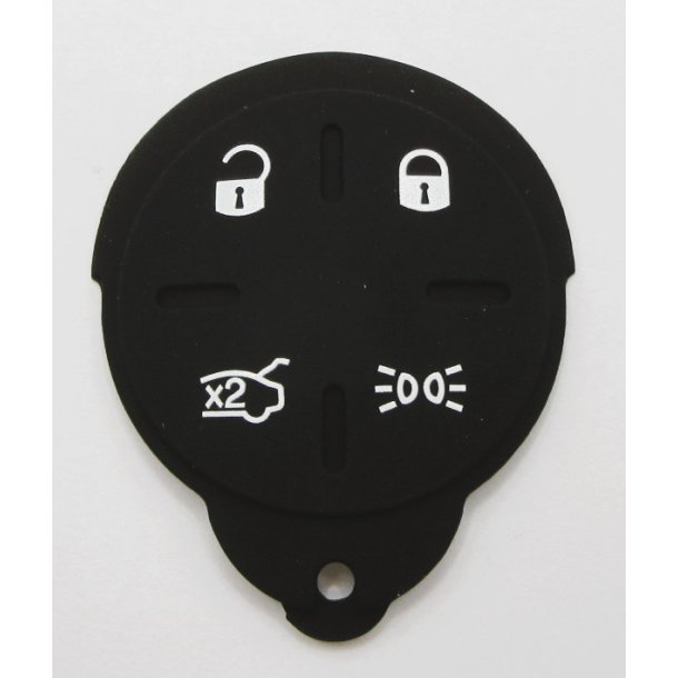 Fiat 500 gummi pad, 4 knaps