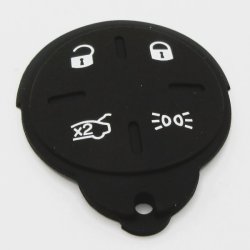 Fiat 500 gummi pad, 4 knaps