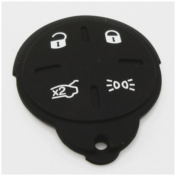 Fiat 500 gummi pad, 4 knaps
