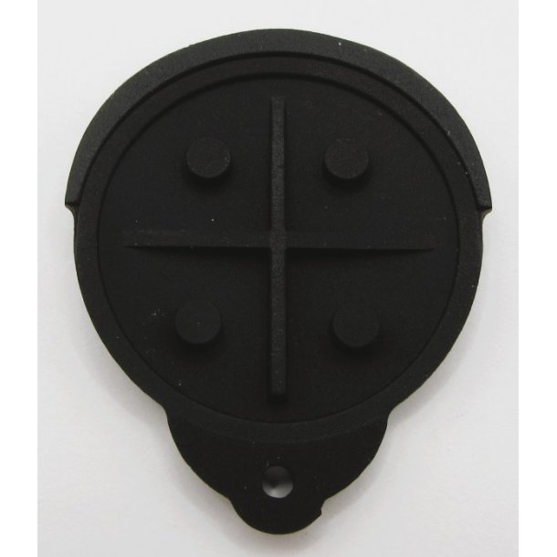 Fiat 500 gummi pad, 4 knaps