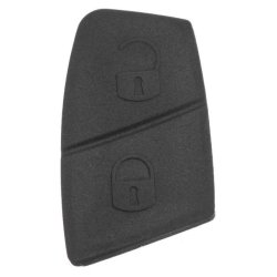 Fiat gummi pad 2 knaps (sort)