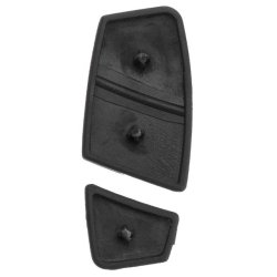 Fiat gummi pad 3 knaps (sort)
