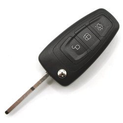 Ford fold-ud nglehus 3 knaps - til den model med CR2032 batteri 