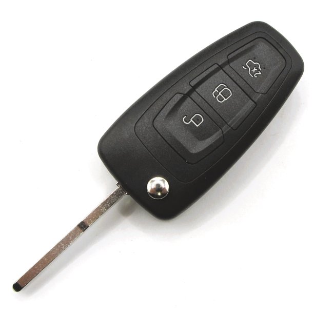 Ford fold-ud nglehus 3 knaps - til den model med CR2032 batteri 