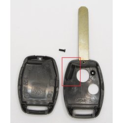 Honda n�glehus 2 knaps med fast klinge og transponder holder.