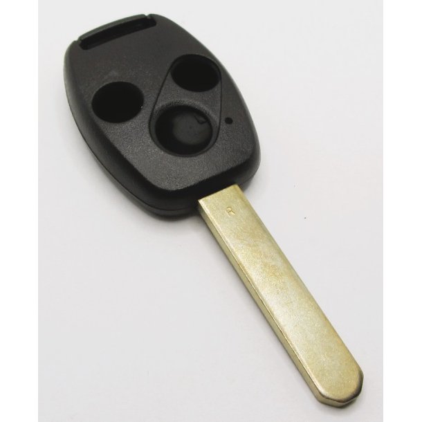 Honda n�glehus 3 knaps med fast klinge og transponder holder.