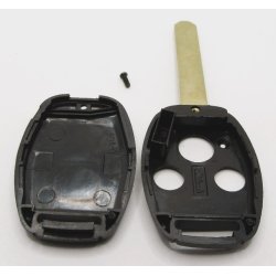 Honda n�glehus 3 knaps med fast klinge og transponder holder.