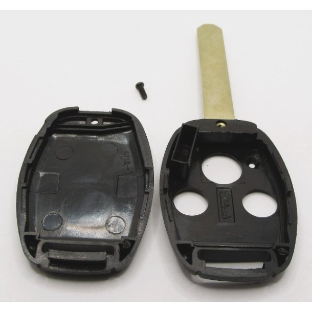 Honda n�glehus 3 knaps med fast klinge og transponder holder.