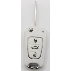 Kia fold-ud nglehus 3 knaps i hvid