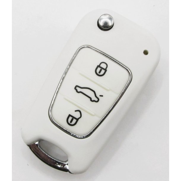 Kia fold-ud nglehus 3 knaps i hvid