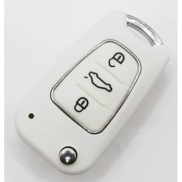 Kia fold-ud nglehus 3 knaps i hvid