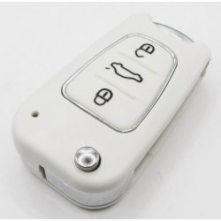 Kia fold-ud nglehus 3 knaps i hvid