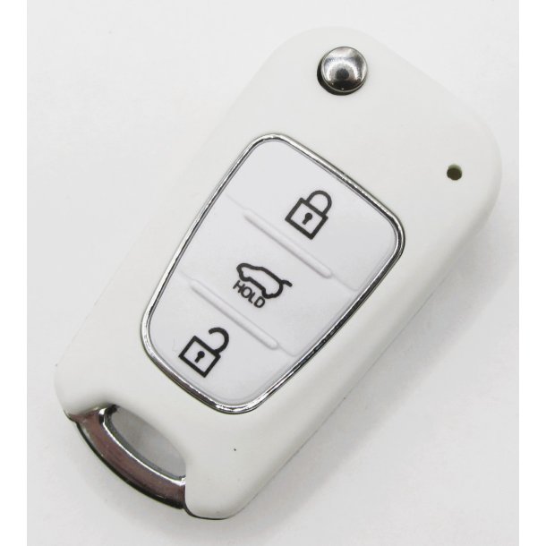 Kia fold-ud nglehus 3 knaps (Hold) i hvid