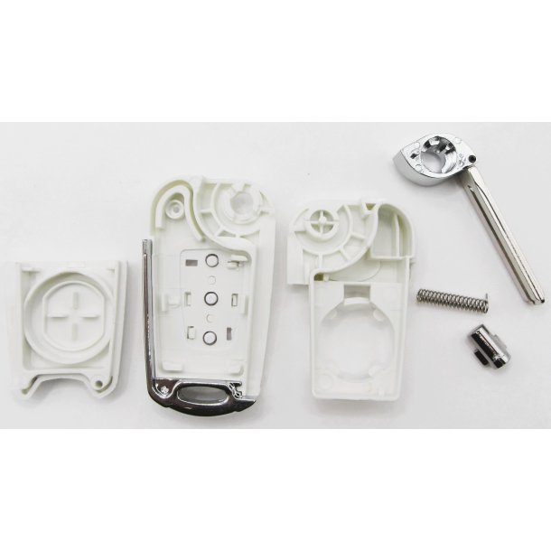 Kia fold-ud nglehus 3 knaps (Hold) i hvid