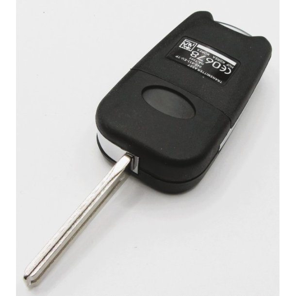 Kia fold-ud nglehus 3 knaps med slv kant