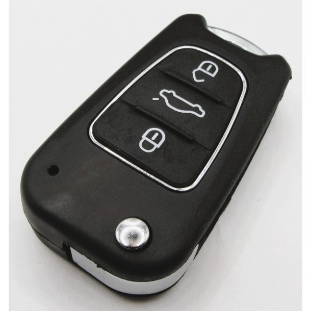 Kia fold-ud nglehus 3 knaps med slv kant