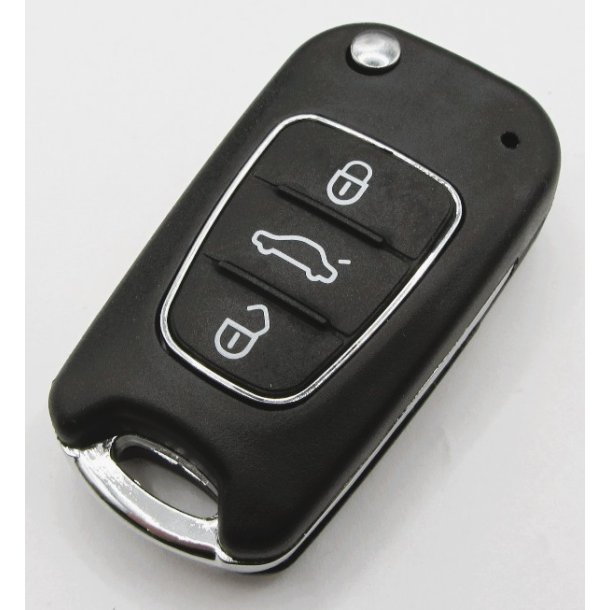 Kia fold-ud nglehus 3 knaps med slv kant