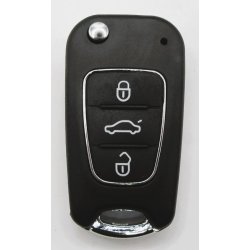 Kia fold-ud nglehus 3 knaps med slv kant