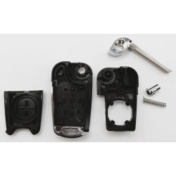 Kia fold-ud nglehus 3 knaps (Hold) med slv kant