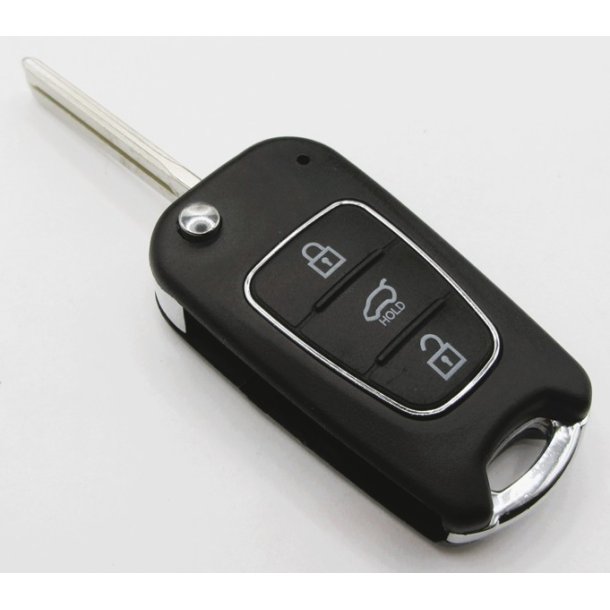 Kia fold-ud nglehus 3 knaps (Hold) med slv kant