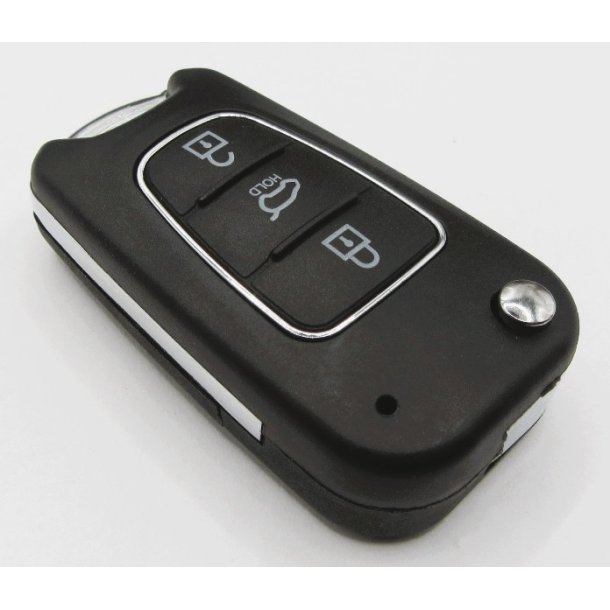 Kia fold-ud nglehus 3 knaps (Hold) med slv kant