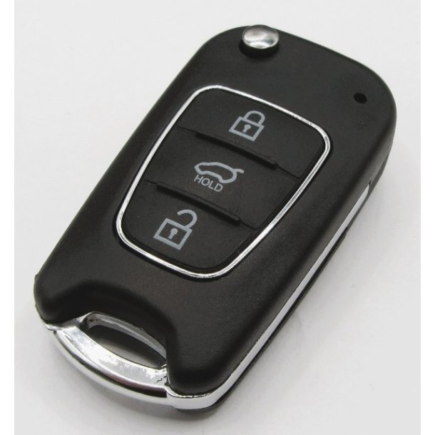 Kia fold-ud nglehus 3 knaps (Hold) med slv kant