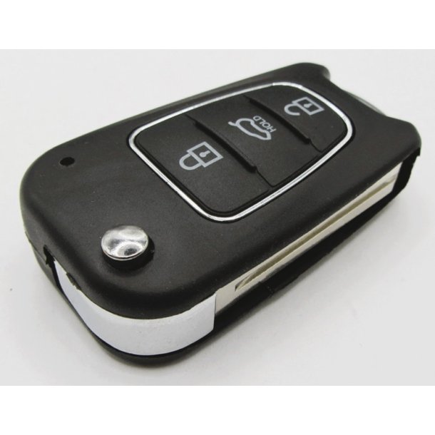 Kia fold-ud nglehus 3 knaps (Hold) med slv kant