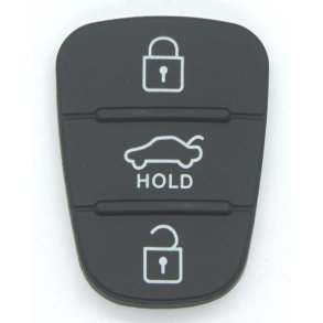 Hyundai/Kia gummi pad 3 knaps (Hold)