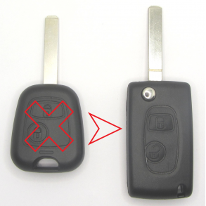 Citron fold-ud nglehus 2 knaps til ombygning