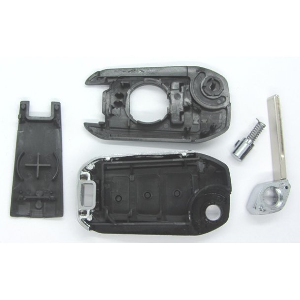 Citron fold-ud nglehus 3 knaps med ngle klinge HU83 med rille i siden (bagklap symbol i midten)