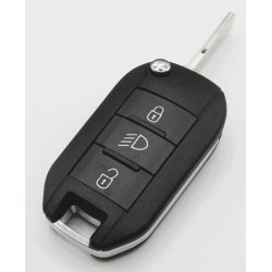 Citron fold-ud nglehus 3 knaps med ngle klinge HU83 med rille i siden (lygte symbol i midten)