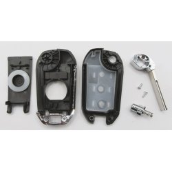 Citron fold-ud nglehus 3 knaps med ngle klinge HU83 med rille i siden (lygte symbol i midten)