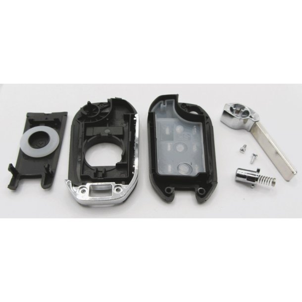 Citron fold-ud nglehus 3 knaps med ngle klinge HU83 med rille i siden (varevogn symbol i midten)