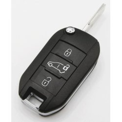 Citron fold-ud nglehus 3 knaps med ngle klinge HU83 med rille i siden (varevogn symbol i midten)