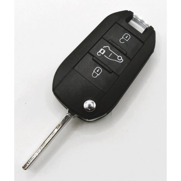 Citron fold-ud nglehus 3 knaps med ngle klinge HU83 med rille i siden (varevogn symbol i midten)