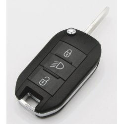 Citron fold-ud nglehus 3 knaps med ngle klinge VA2 (lygte symbol i midten)