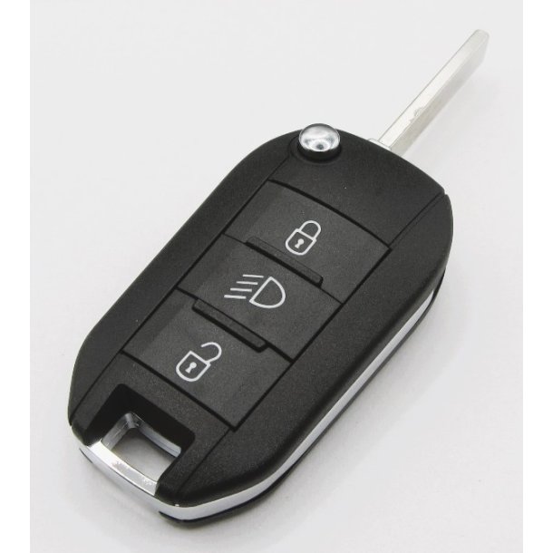 Citron fold-ud nglehus 3 knaps med ngle klinge VA2 (lygte symbol i midten)